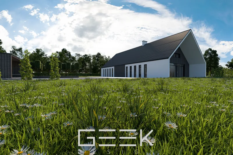 3D-exterieur · Schuurwoning