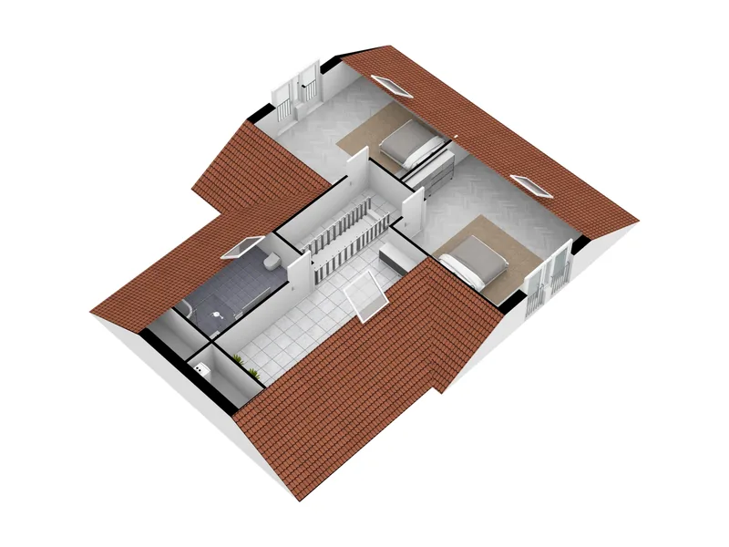 3D-plattegrond · Zolder