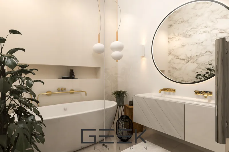 3D-interieur · Badkamer