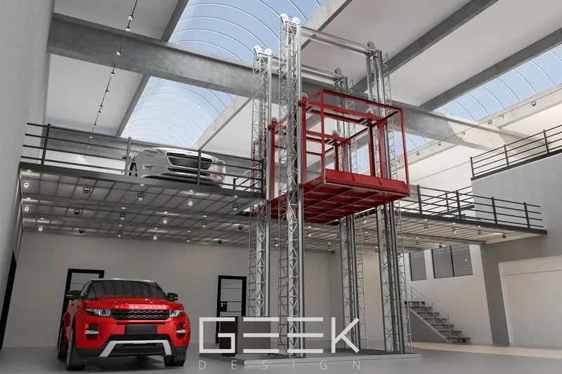 3D-interieur · Autoshowroom